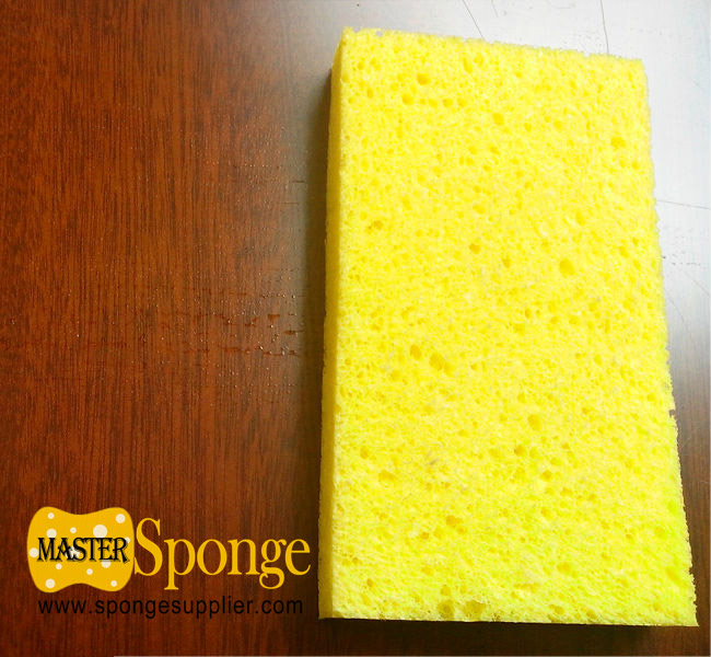 SPUGNA BAGNO CELLULOSA OVALE COLORE GIALLO